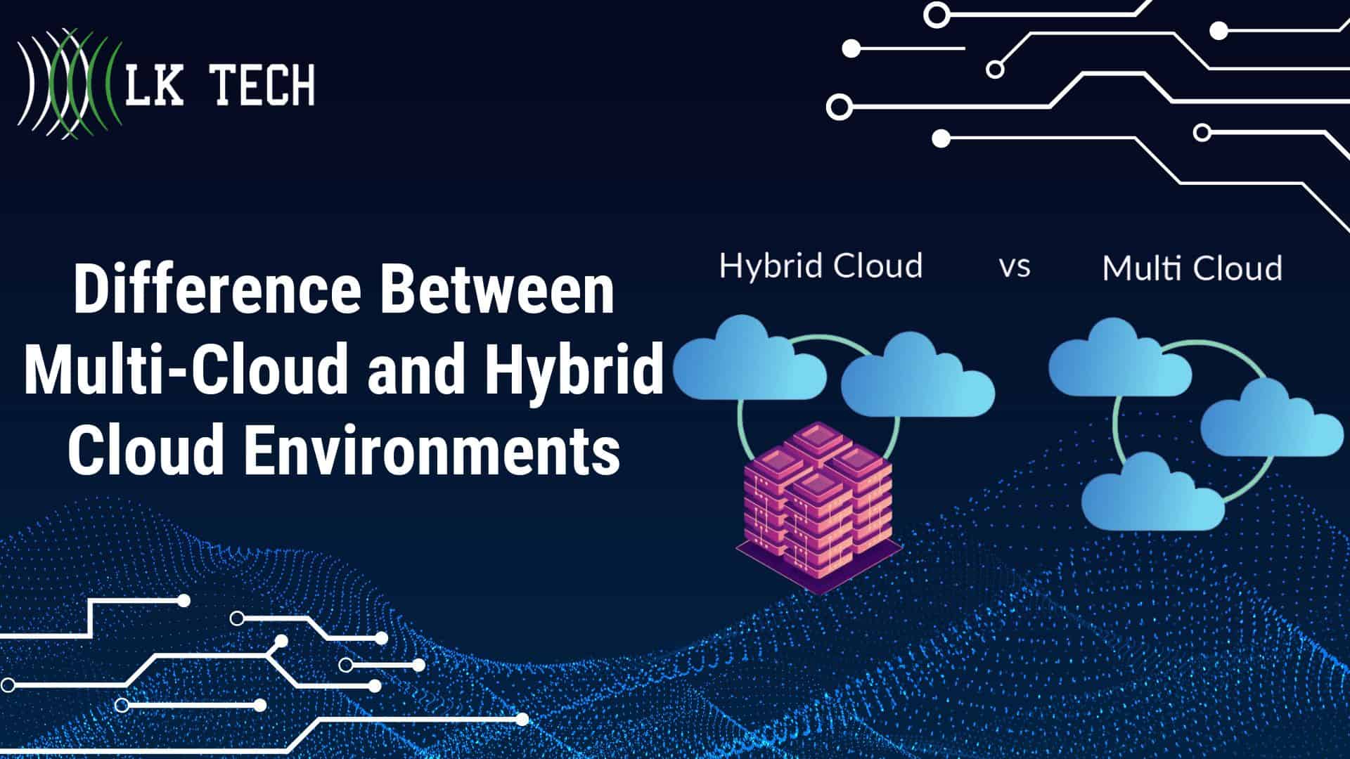 Difference Between Multi-Cloud and Hybrid Cloud Environments