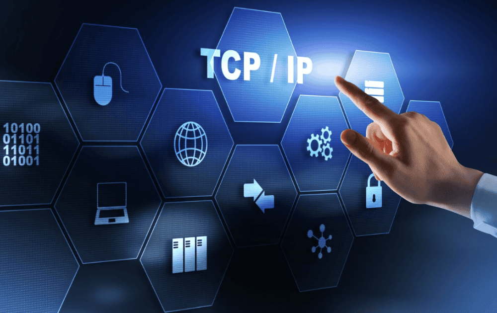 4 different layers of the TCP/IP reference model