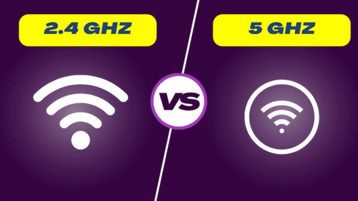 difference between 2.4GHz and 5GHz Wi-Fi